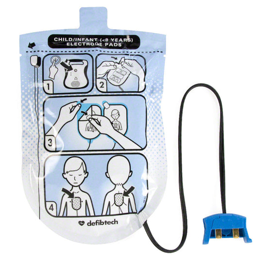 Defibtech Lifeline and Lifeline Auto Pediatric AED Pads