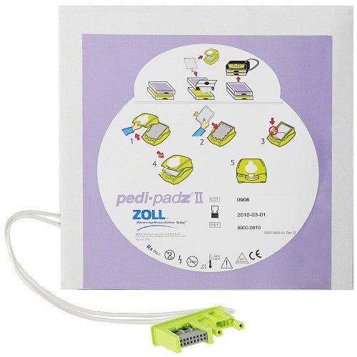 Pediatric Padz II Pediatric Multi-Function Electrodes for Zoll AED Plus